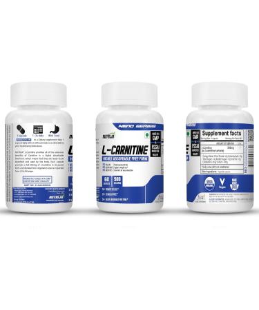 NutriJa L-Carnitine L-Tartrate 1000mg Supplement | Converts Fat into Energy Boosts Energy & Performance | Supports weight Loss | Fastest Muscle Recovery & Reduces Soreness (60 Capsules) 60 count (Pack of 1) - Buy Online on SooperMarket.com
