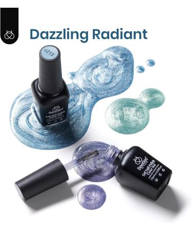 Beetles 6 Colors Holographic Glitter Cat Eye Gel Polish Kit with Magnet Romantic Galaxy Series Soak Off Uv Led Gel Nail Polish Home Diy Manicure Nail Salon Varnish 11-Romantic Galaxy - Buy Online on SooperMarket.com