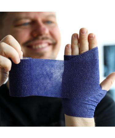 Efuturime 16 Self-Adhesive Bandage - 7.5cm 5cm 2.5cm x 4.5m | Colorful Elastic Fixing Bandage for Sports & Pets - Model S 16PCS-S - Buy Online on SooperMarket.com