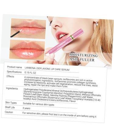 HAPINARY 2pcs Lip Serum Lip Oil Clear Lip Gloss Lip Balm Lipgloss Lip Tint Lips Moisturizer Lip Pomade Water - Buy Online on SooperMarket.com