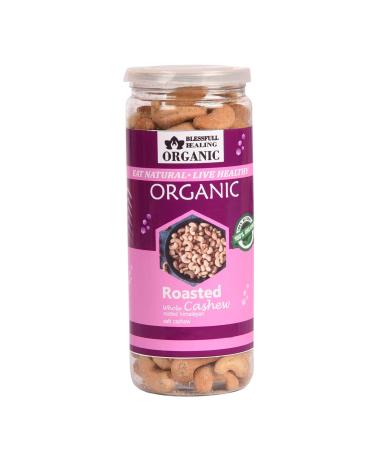 Blessfull Healing Organic Natural Vegan Himalayan Pakistani Salt Roasted Whole Cashew Nuts Crunchy Kaju 150 Gram