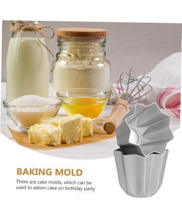 Zerodeko Tyre Lever 6 pcs Durable Aluminum Tools Gold Supply Reusable Alloy Cuake Dessert D Mini Mold Molds DIY 7.5x7.5x6.5cmx3pcs Silverx3pcs - Buy Online on SooperMarket.com