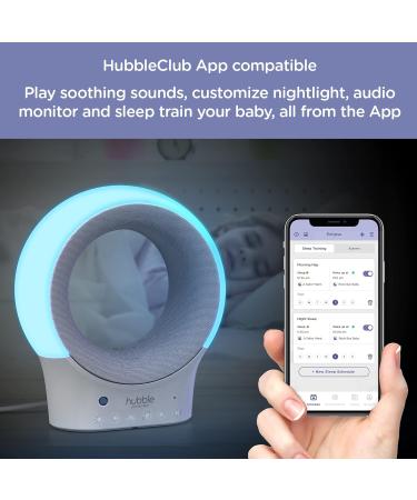 Hubble Eclipse Smart Baby Monitor: 7-Colour Night Light, Calming Music, Sleep Trainer & Wi-Fi Connectivity - Buy Online on SooperMarket.com