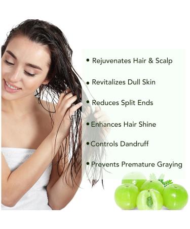 SBHEANGBA Cold Pressed Amla Oil - 100% Pure Organic Hair Growth Treatment Nourishing Scalp & Moisture 2.02 Fl Oz - Buy Online on SooperMarket.com