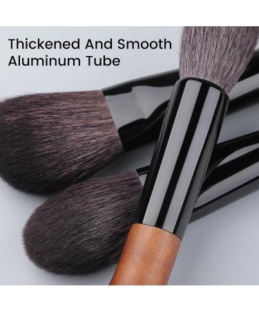 Natural Goat Hair Makeup Brushes Set - Professional & Soft Travel Brushes for Makeup Artists - Buy Online on SooperMarket.com