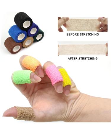 15pcs self-Adhesive Bandages Breathable Elastic Bandages Non-Woven Sports Tape Fitness Bandages Solid Color Sweat-Absorbing Bandages for Sports Protection Pets etc. - Buy Online on SooperMarket.com