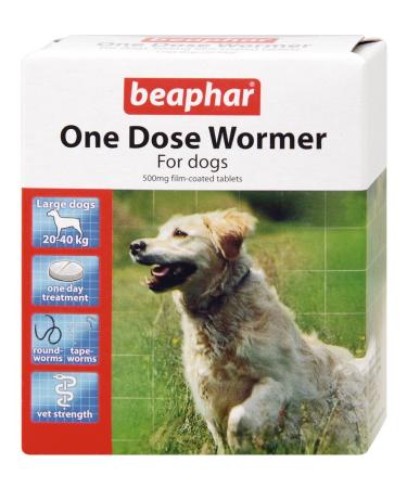 Beaphar ONE DOSE WORMER FOR LARGE DOGS 20-40 KG