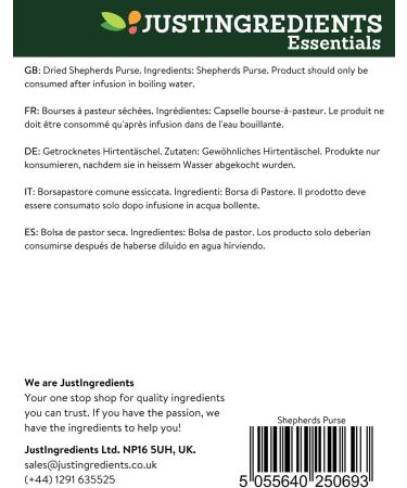JustIngredients Essentials Shepherds Purse 1 Kg - Buy Online on SooperMarket.com