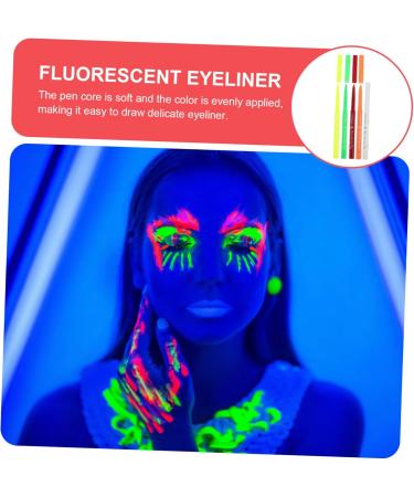 HAPINARY 5pcs Halloween Paint Pen Glow Eyeliner Pencil Eyeliner Fluorescence Make up Highlighter Plastic - Buy Online on SooperMarket.com