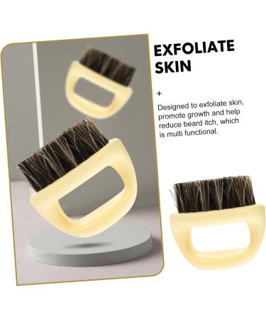 Beavorty Men's Beard Styling Brush Set - 10 Pieces Pocket Hair & Cleaning Brushes for Perfect Beard Care - Black & Beige - Buy Online on SooperMarket.com