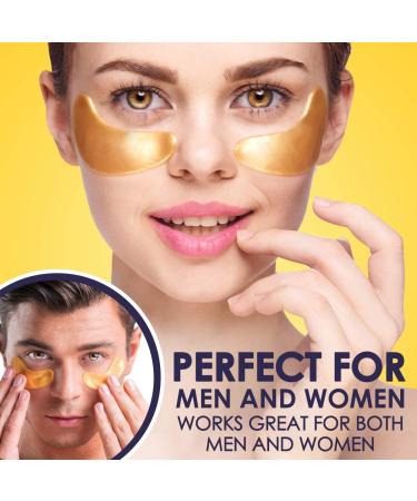 Cedlize 24K Gold Under Eye Collagen Patches - 30 Pairs | Anti-Aging Mask for Dark Circles, Puffy Eyes & Wrinkles | Hyaluronic Acid & Hydrogel Formula for Deep Moisturizing & Elasticity - Buy Online on SooperMarket.com