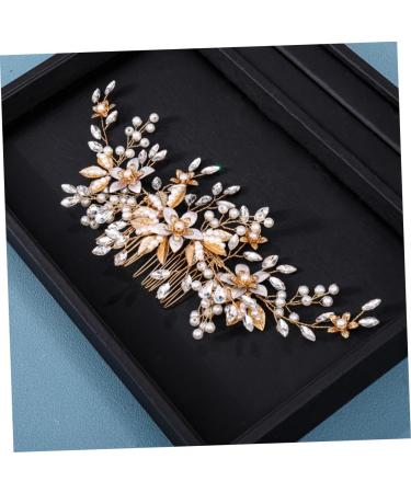 FOYTOKI Headgear Bridal Hair Decor Wedding Headdress Bride Wedding Hair Comb Wedding Headpiece Bridal Headpieces for Wedding Bride Hair Comb Bridal Hair Comb Wedding Hair Accessories - Buy Online on SooperMarket.com