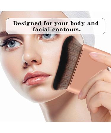 NPQ 1 Pcs Brown Large Tanning Brush Body Makeup Brush Self Tanner Brush for Body Kabuki Foundation Brush Body Brush Makeup & Gloss Applicator Professional Finish Soft & Velvety Bristles - Buy Online on SooperMarket.com
