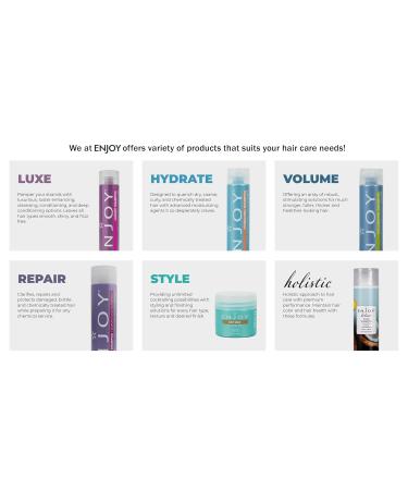 Enjoy Fiber 2.1 Oz - All Hair Types Styling Cream | Firm Flexible Hold | Color Safe & Water-Based - Buy Online on SooperMarket.com