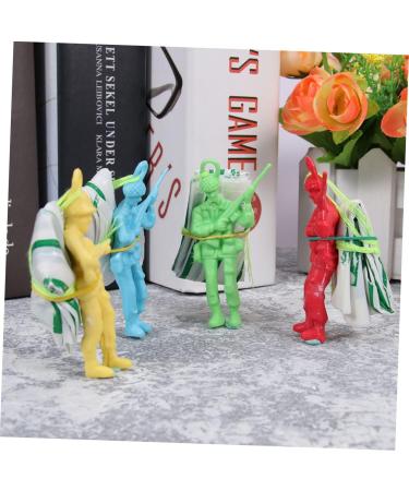 Vaguelly 90 STK Parachute Toys Set - Outdoor Fun for Kids | Mini-Soldier Parachute Playset | International Shipping Available - Buy Online on SooperMarket.com