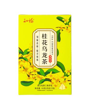 Organic Oolong Tea 22 Count Osmanthus Oolong Tea Bags Dried Flavored Herbal Tea Thirst Quenching Tea for Relax Perfect for Everyday Wellness