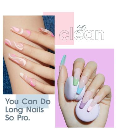 Modelones Nail Tips & Glue Gel Kit - 500 Pieces Mini UV Lamp Gel Nail Extension Set Transparent Color - Perfect Nail Art Gift - Buy Online on SooperMarket.com