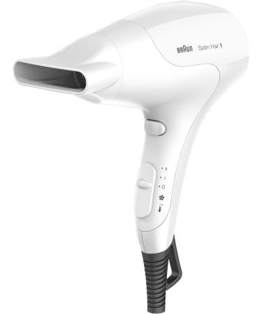 Brown Satin Hair Curl Brush & Power Perfection Hair Dryer Bundle - Professional Warm Air Styling Tools | AS 330 & HD180 - Buy Online on SooperMarket.com