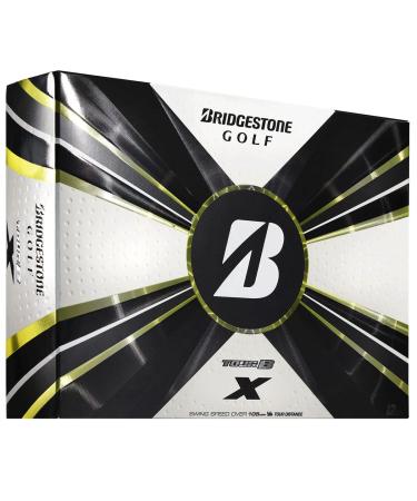 Bridgestone Golf 2022 Tour B X Golf Balls (One Dozen) White