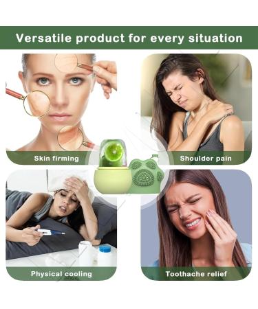 Joyeee Ice Face Roller Reusable Silicone Tool for Eye Puffiness Relief Migraine Pain and Skincare Gifts for Women - Buy Online on SooperMarket.com