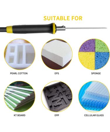 Jhua Hot Knife Foam Cutter Electric Styrofoam Cutting Tool 36W Hot Wire Foam Cutter Electric Foam Cutting Machine Pen Hot Pen 5CM Styrofoam Cutter Cutting Tool Kit - Buy Online on SooperMarket.com