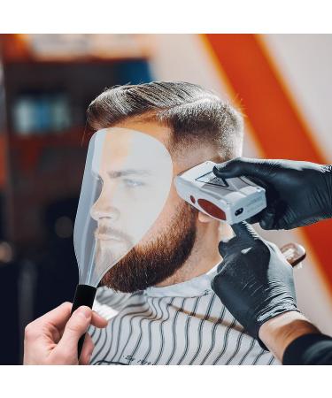 WSERE 5 Pieces Professional Hair Barber Salon Mask Shield  Plastic Hairdressing Haircut Face Protector Mask  Reusable Face Spray Shield Protect Styling Tools  Random Color Hairspray Shield for Face - Buy Online on SooperMarket.com