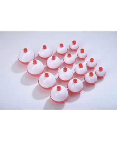 WUYUEJXI Fishing Bobbers Assortment - 16 Red and White Bobbers for Fishing Floats - Buy Online on SooperMarket.com