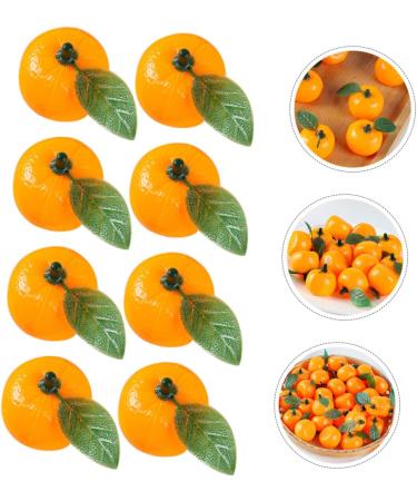 Alipis 50pcs orange cupboard desktop toys plastic teaching aids decorations Model Toy accessories mini Scene Photography Props decorate window False Orange Decor fake fruit - Buy Online on SooperMarket.com