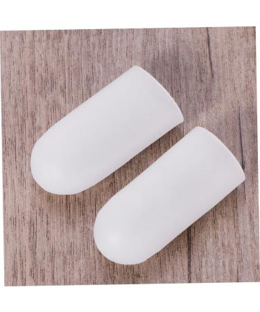 Gel Toe and Thumb Protector Pair for Shoes - White Foot Care Sleeve for Blisters and Comfort - Buy Online on SooperMarket.com