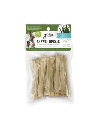 Living World Green Small Animal Chews Napier Grass Sticks - 20 Count (Pack of 1)