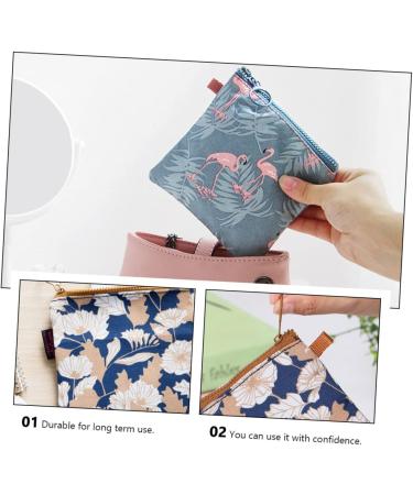 Anneome Menstrual Pad & Tampon Storage Bag Set - Mini Tote Organizer for Napkins, Lipsticks & Cosmetics - Buy Online on SooperMarket.com