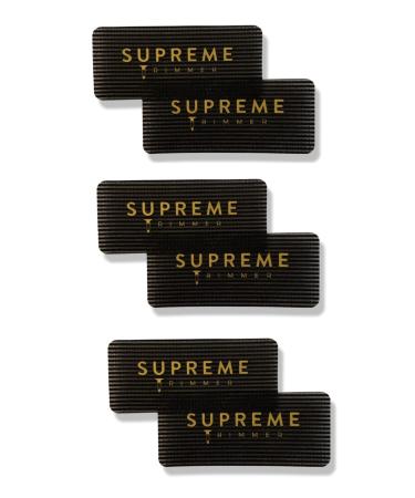 Barber Grippers by Supreme Trimmer   Salon & Barber Hair Holders for Men  Women  Barbers  Stylists  Makeup Artist 3PK (Black/Gold Rectangle 3PK)
