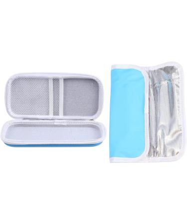 EXCEART Insulin Cooler Bag - Portable Travel Case for Diabetics - Blue - Buy Online on SooperMarket.com
