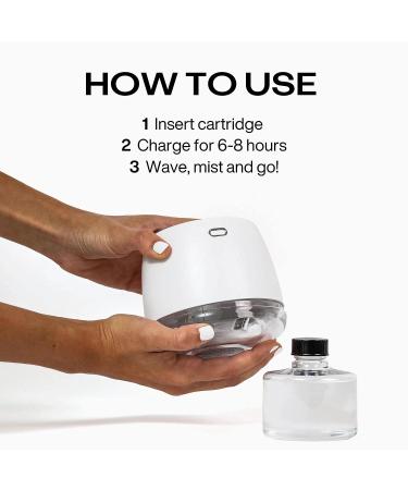 SnappyScreen SNAP Wellness Touchless Mist Hand Sanitizer Device + Cartridge - Rooftop Garden Champagne - Buy Online on SooperMarket.com