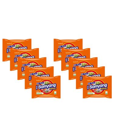 Samyang Original Flavour Ramen Instant Noodle 120g (Pack of 10) by CNMART