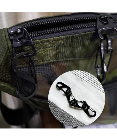SZXMDKH 25-Piece S Carabiner Set - Metal Double Carabiners & 8-Shaped Snap Hooks for Hiking Camping & Home Use - Durable and Versatile - Buy Online on SooperMarket.com