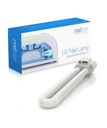 nailstar UV lamps 9 W (365 nm) nail lamp with 36 watts 4 pieces