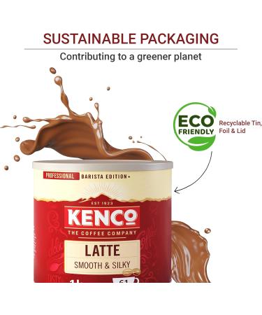 Kenco Latte Instant Coffee 1kg Tin - French Vanilla Flavoured - Buy Online on SooperMarket.com