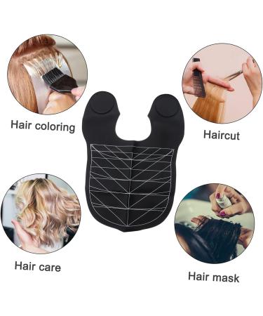 Housoutil Hairdressing Oil Shawl & Makeup Palette - Silicone Hair Styling & Perming Tray Short Hair Cape & Cutting Collar for Stylists - Major Shampoo Tray & Leather Essential - Buy Online on SooperMarket.com
