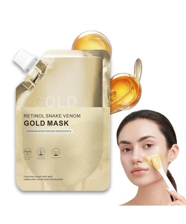 Gold Mask Retinol Snake Venom Gold Mask Face Mask for Face Moisturising Firming Reduces Fine Lines