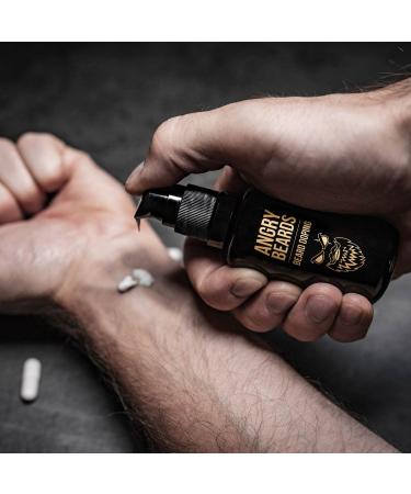 Angry Beard's Beard Growth Serum for Men | Natural Formula for Faster & Fuller Beard Growth - 30 ml - Buy Online on SooperMarket.com