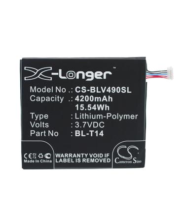 Battery Replacement for LG V495 G Pad F7 G Pad F 8.0 G Pad 8.0 V490 G PadF 8.0 EAC62638401 BL-T14
