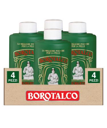 Borotalco Roberts multi -purpose powder very absorbent and refreshing also for sensitive skin for adults and children 4 bottles of 200 g