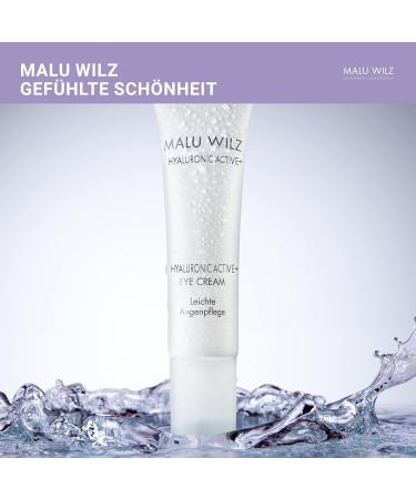 Malu Wilz Hyaluronic Active Eye Cream 15ml | Refreshing Skincare Serum with Hyaluron-Active Dual Effect Booster - Buy Online on SooperMarket.com
