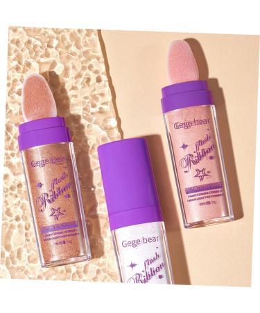 BELLIFFY 3pcs Highlight Pat Powder Highlighter Powder Patting Glitter Highlight Patting Powder Glitter for Hair Makeup Highlighter Body Highlighter Face Powder Compact Body Makeup - Buy Online on SooperMarket.com