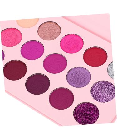 PLAFOPE 15 Eyeshadow Palette Glitter Eyeshadow Colorful Eyeshadow Woman Eyeshadow Compact Purple - Buy Online on SooperMarket.com