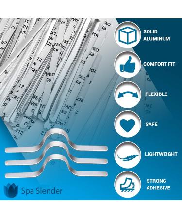 100Pcs Metal Nose Bridge Strip for Masks - Premium Aluminum Nose Strip for DIY Masks & Crafts - Buy Online on SooperMarket.com