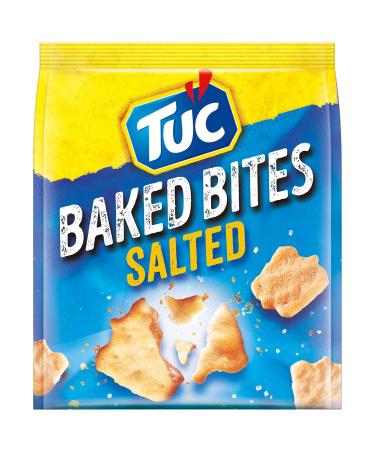 TUC Baked Bits Salted 6 x 110g | Fine Salted Crackers | Mini-Cracker Large Pack for International Shipping - Buy Online on SooperMarket.com