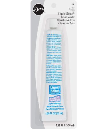 Dritz Liquid Stitch Fabric Mender  1.69-Fluid Ounce  Clear 1.69-Fluid Ounce Fabric Mender Liquid Stitch Liquid Stitch