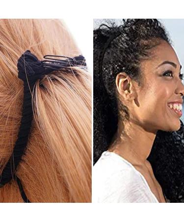 Vintage Bananen Crest Clips | Stretchable Dual Ridge Hair Clips - 4-Pack by Taizer | International Shipping - Buy Online on SooperMarket.com